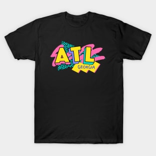 Atlanta, Georgia Retro 90s Logo T-Shirt